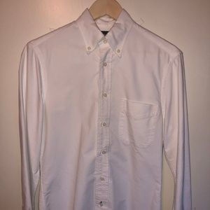Gitman Bros Seed to Sow Oxford White Button Down S